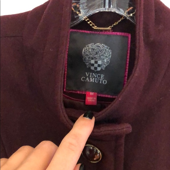 Vince Camuto Burgundy Winter Coat - FINAL SALE - Picture 4 of 6